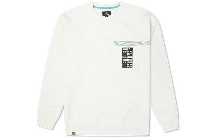 Converse New Year Water Tiger Series Crewneck Sweatshirt Off-White 10024156-A01