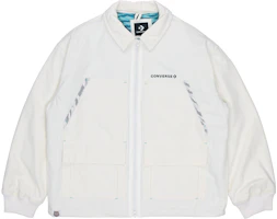 Converse New Year Water Tiger Series Logo Print Outdoor Sport Jacket Cream White Unisex 10024149-A01 Converse New Year Water Tiger Series Logo Print Outdoor Sport Jacket Cream White Unisex 10024149-A01