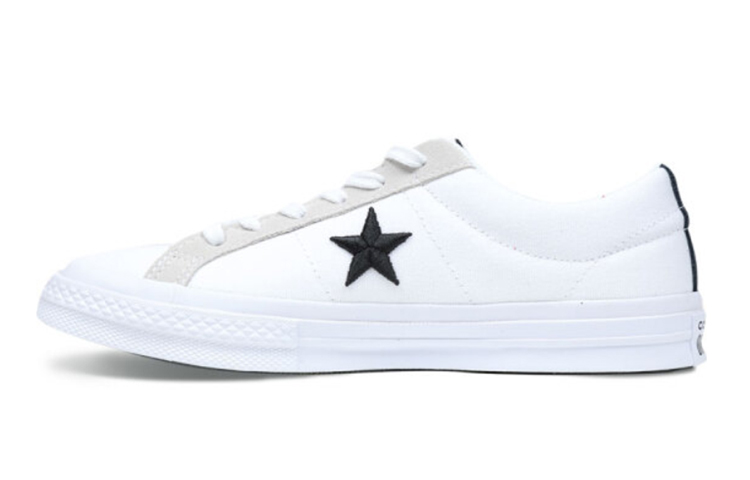 Buy Converse One Star 低筒板鞋 男女同款 白色