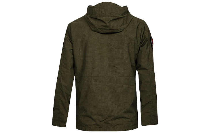 Lookbook Converse Jaket Hooded Poket Pelbagai Hijau Zaitun Outdoor Utility 10007259-A01