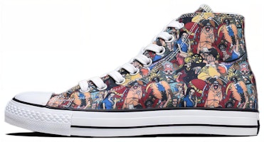 Converse One Piece x Chuck Taylor All Star 100 PT HI Canvas Shoes Multicolor 'Multi' 1CK827 Converse One Piece x Chuck Taylor All Star 100 PT HI Canvas Shoes Multicolor 'Multi' 1CK827