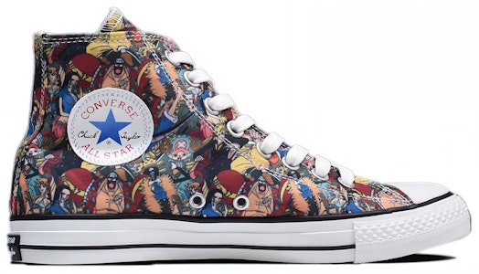 Converse One Piece x Chuck Taylor All Star 100 PT HI Sepatu Kanvas Multicolor 'Multi' 1CK827 Order Converse One Piece x Chuck Taylor All Star 100 PT HI Sepatu Kanvas Multicolor 'Multi' 1CK827