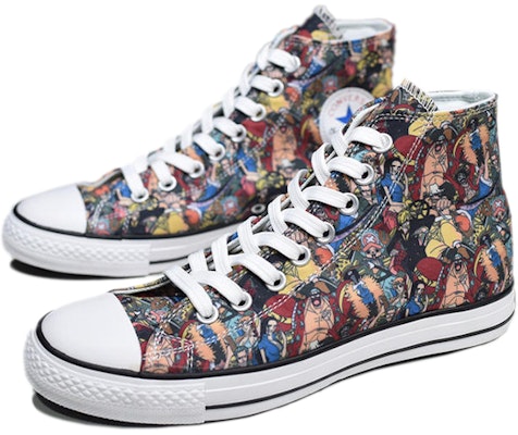 Converse One Piece x Chuck Taylor All Star 100 PT HI Sepatu Kanvas Multicolor 'Multi' 1CK827 Lookbook Converse One Piece x Chuck Taylor All Star 100 PT HI Sepatu Kanvas Multicolor 'Multi' 1CK827