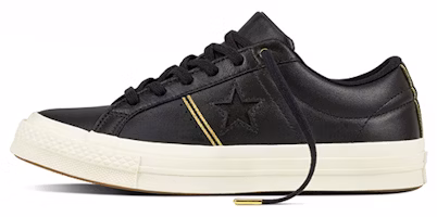 Converse One Star OX Shoes 'Black/White' Leather 159701C Converse One Star OX Shoes 'Black/White' Leather 159701C