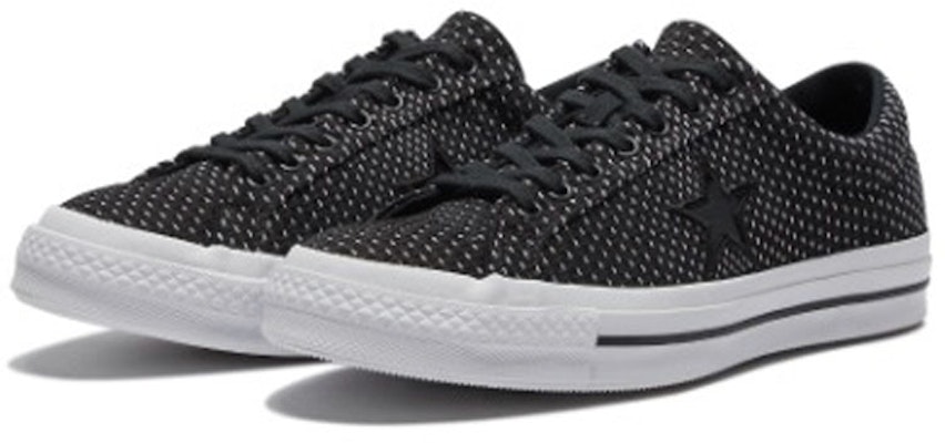 Converse One Star Hitam Polka Dots 164606C Lookbook Converse One Star Hitam Polka Dots 164606C