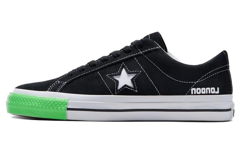 Buy コンバース ワンスター 黒白緑 (Konbāsu Wansutā Kuro Shiro Midori) A09660C