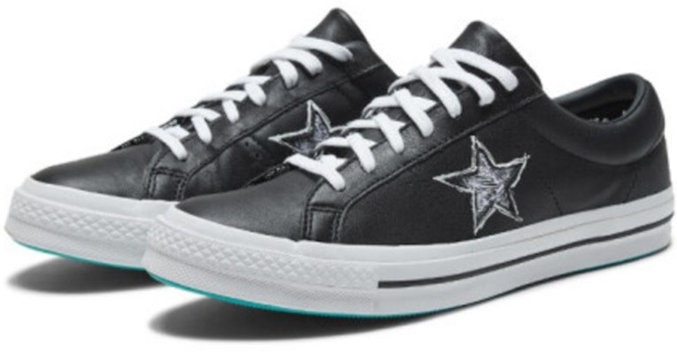 Converse One Star Grafiti Hitam Putih 'Hitam Putih' 166487C Lookbook Converse One Star Grafiti Hitam Putih 'Hitam Putih' 166487C