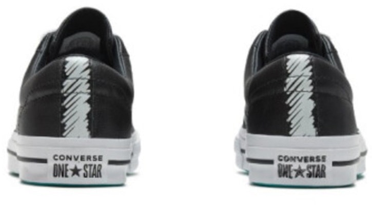 Converse One Star Grafiti Hitam Putih 'Hitam Putih' 166487C Shop Converse One Star Grafiti Hitam Putih 'Hitam Putih' 166487C