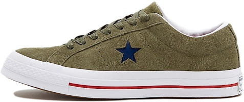 Converse One Star Non-Slip Wear-resistant Casual Skateboarding Shoes Unisex Green 161194C Converse One Star Non-Slip Wear-resistant Casual Skateboarding Shoes Unisex Green 161194C