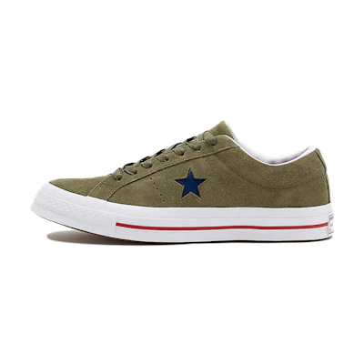Converse One Star Non-Slip Wear-resistant Casual Skateboarding Shoes Unisex Green