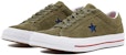 Kasut Skateboarding Unisex Converse One Star Hijau Tahan Licin dan Lasak 161194C