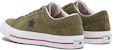 Kasut Skateboarding Unisex Converse One Star Hijau Tahan Licin dan Lasak 161194C