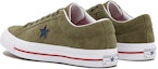 Shop Kasut Skateboarding Unisex Converse One Star Hijau Tahan Licin dan Lasak 161194C