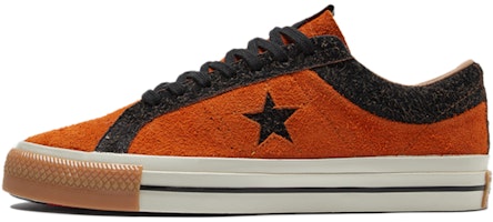 Converse One Star Retro Casual Skate Shoes Orange New Year Series Unisex 173200C Converse One Star Retro Casual Skate Shoes Orange New Year Series Unisex 173200C