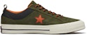 Converse One Star 'Olive' Hijau Zaitun 162544C