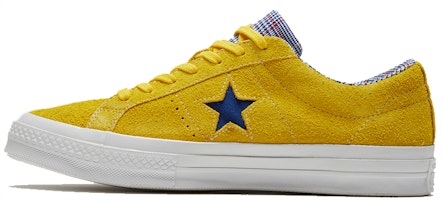 Converse One Star Suede Seasonal Colors Ox 'Amarillo/Rush Blue' 166848C Converse One Star Suede Seasonal Colors Ox 'Amarillo/Rush Blue' 166848C