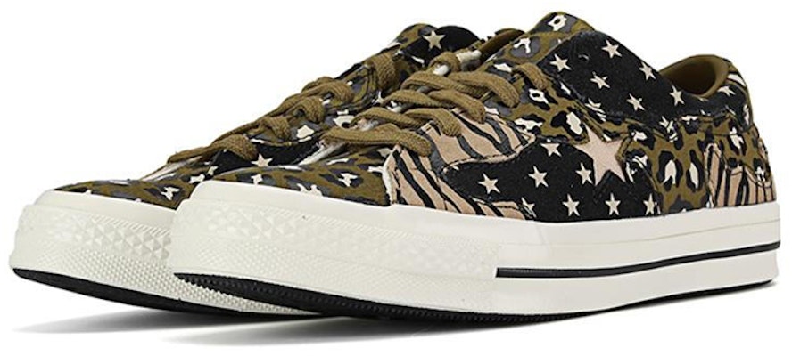 Converse One Star Zebra-stripe White/Black 'Brown' 168693C Order Converse One Star Zebra-stripe White/Black 'Brown' 168693C