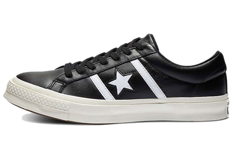 Buy Converse 一星学院皮革 OX '黑色' 163757C