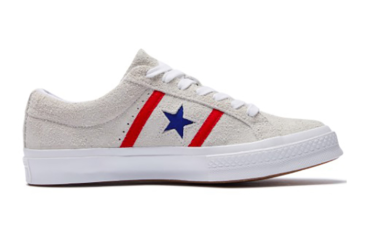 Lookbook Converse One Star Academy Low ''Grau Rot Blau'' 164390C