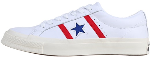 Converse One Star Academy Low 'White Blue Red' 163758C Converse One Star Academy Low 'White Blue Red' 163758C