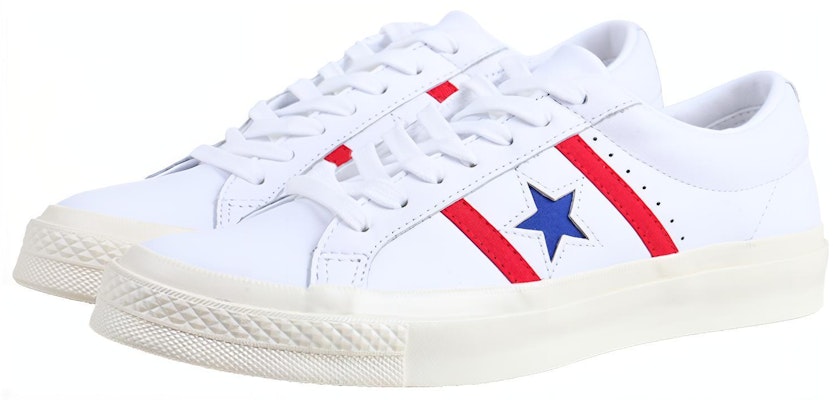 Converse One Star Academy Low 'White Blue Red' 163758C Lookbook Converse One Star Academy Low 'White Blue Red' 163758C