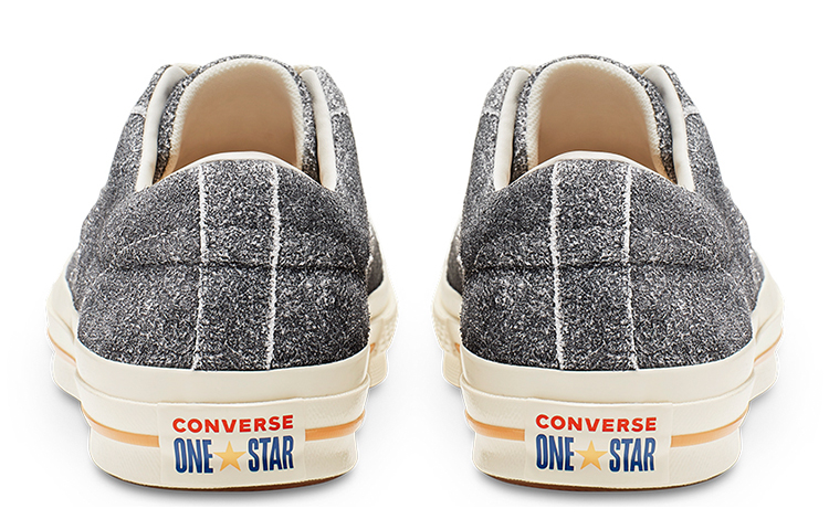 Lookbook Converse One Star Cali 絨面低筒加州風格休閒帆布鞋 黑灰色