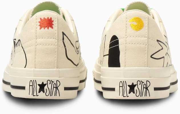 Converse One Star 帆布 白色 Daisuke Kondo 限量版運動鞋 33702550 3