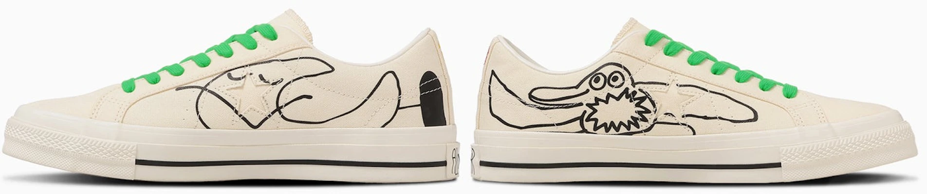 Converse One Star 帆布 白色 Daisuke Kondo 限量版運動鞋 33702550 1