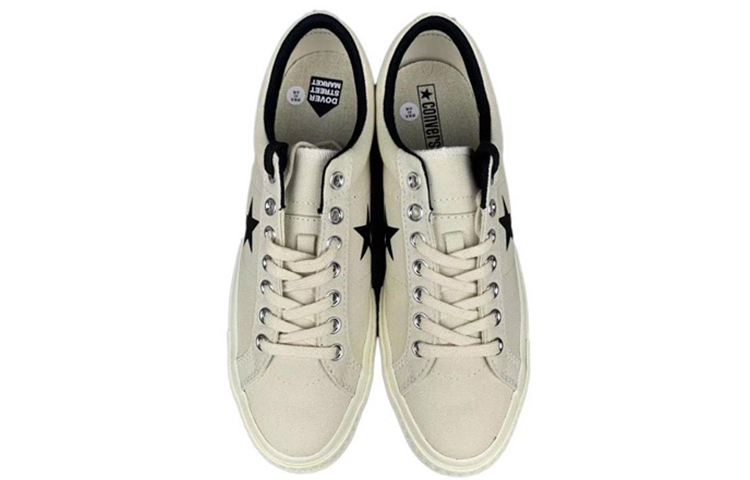 Shop 컨버스 원스타 DSM 화이트 캔버스 옥스 (Converse One Star DSM White Canvas Ox) 162293C