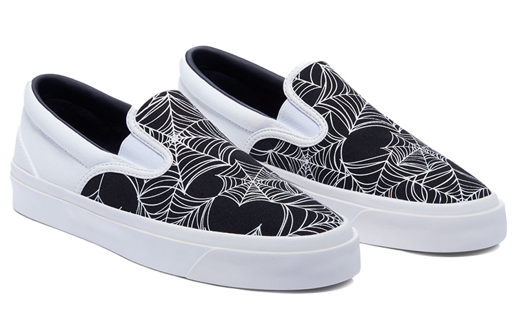 Lookbook Converse One Star CC Pro Slip 'Telarañas y Arañas - Blanco Negro' 170941C