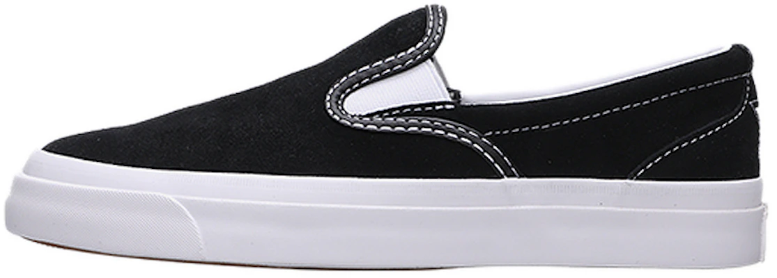 Converse One Star CC Pro Suede Slip-On 'Black White' 160545C Buy Converse One Star CC Pro Suede Slip-On 'Black White' 160545C