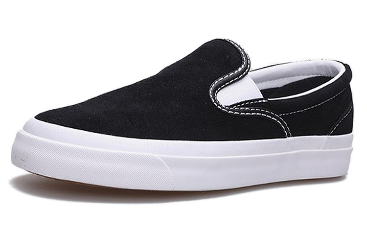 Lookbook Converse One Star CC Pro Suede Slip-On 'Black White' 160545C
