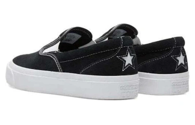 Converse One Star CC Pro Suede Slip-On 'Black White'