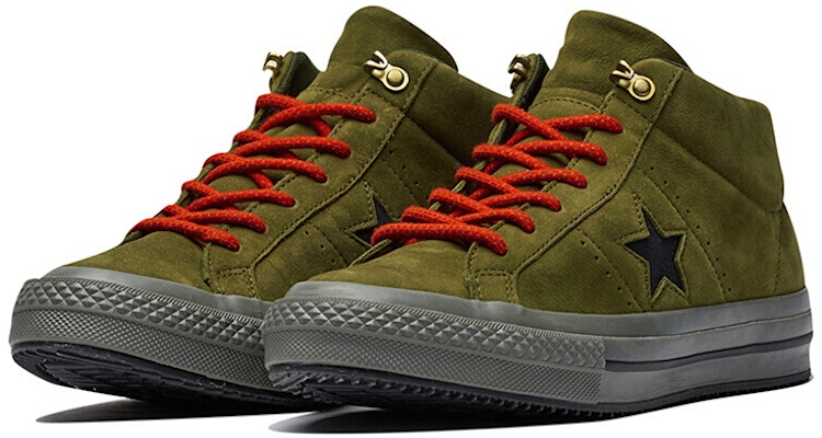 匡威One Star绿色款 162550C Lookbook 匡威One Star绿色款 162550C