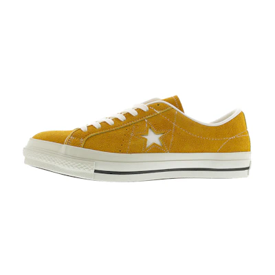 (W) Converse One Star J Suede Low Running Shoes Yellow/White