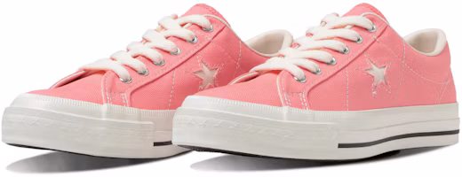 Lookbook Converse One Star J Vtg Canvas 舒適百搭 耐磨透氣 低筒 帆布鞋 男女同款 粉色