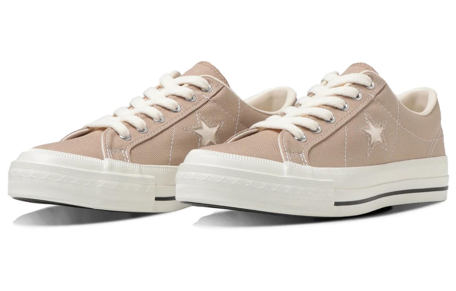 Lookbook Converse One Star J VTG Canvas Shoes 'Brown White' 35200570