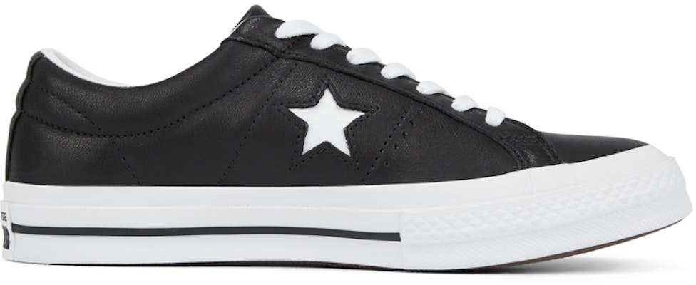 Converse Leather One Star Low Top 'Black White' 163385C Order Converse Leather One Star Low Top 'Black White' 163385C