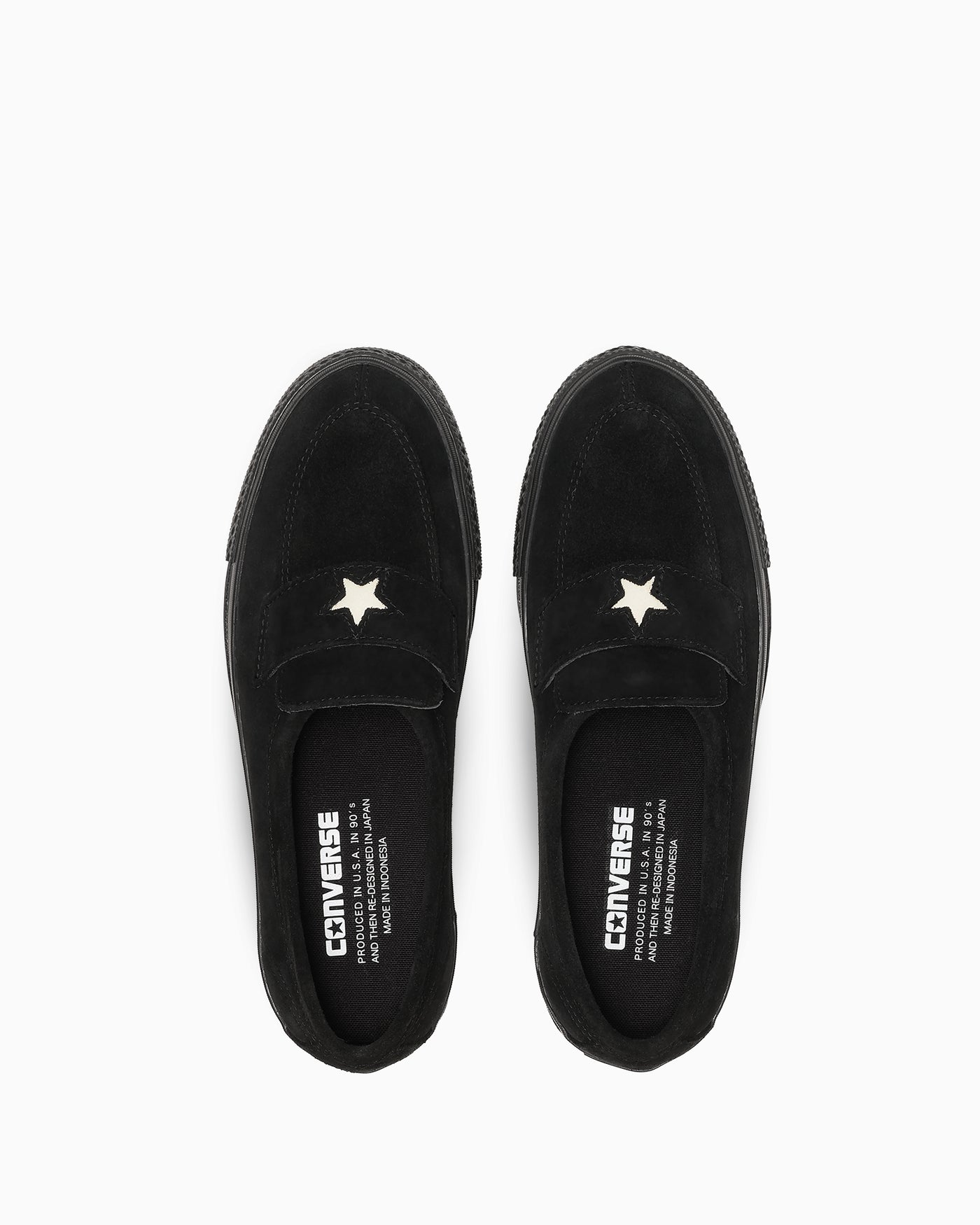 Shop Converse One Star Mocassino Nero/Nero 33900060