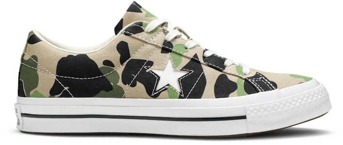匡威One Star低筒 '檔案印花 - 鴨子迷彩' 165027C Buy 匡威One Star低筒 '檔案印花 - 鴨子迷彩' 165027C