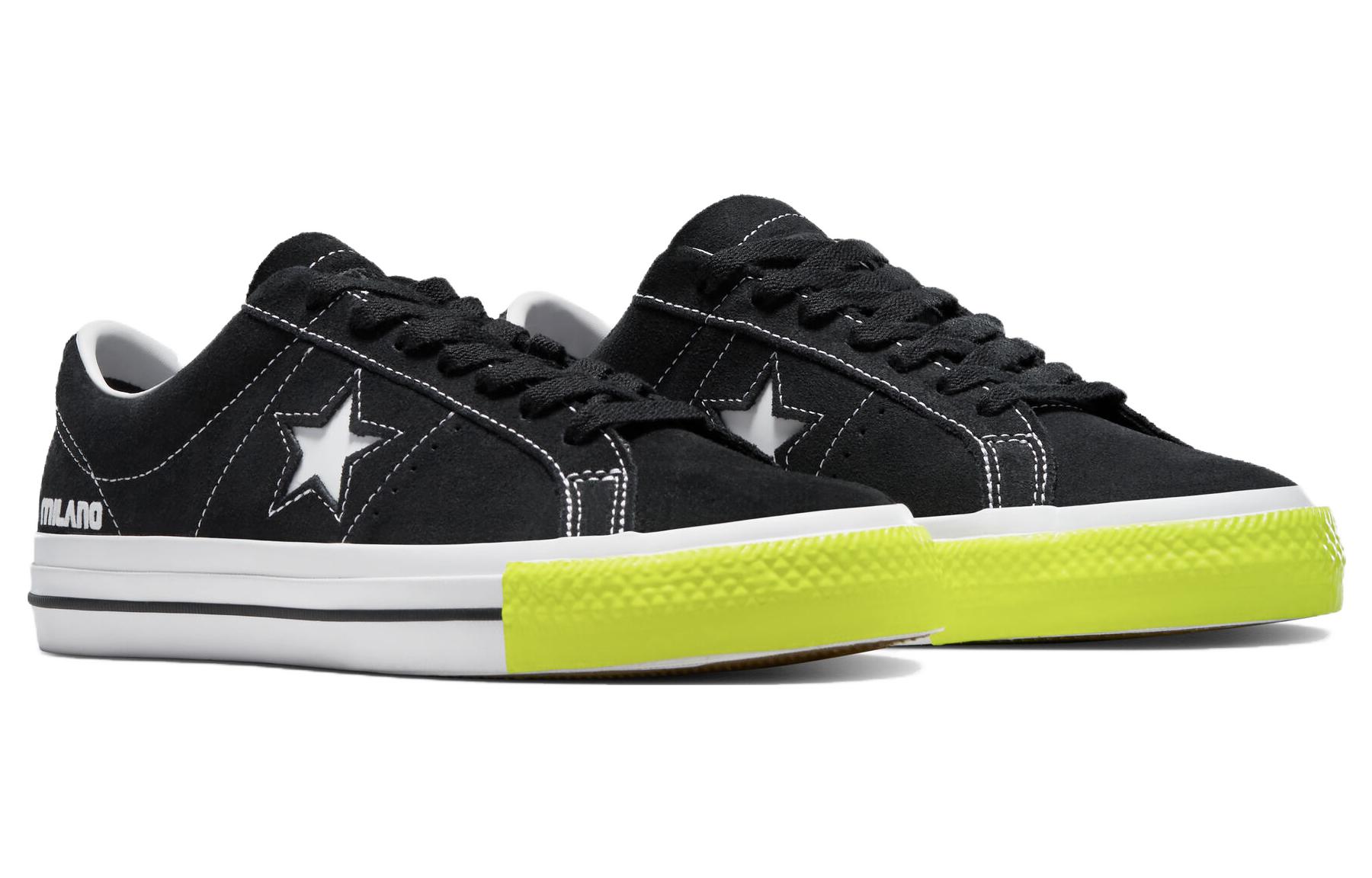 Lookbook Converse One Star Rendah 'Hitam' A09661C