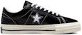 Converse One Star Low 'Black Patent' Hitam Patent Rendah 171588C