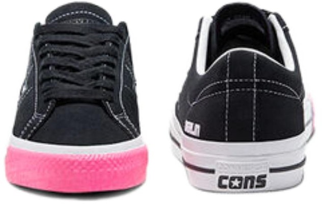 Converse One Star Low 'Hitam Putih Merah Jambu' A09659C Shop Converse One Star Low 'Hitam Putih Merah Jambu' A09659C