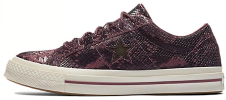 Converse One Star Low 'Burgundy Reptile' 161547C Converse One Star Low 'Burgundy Reptile' 161547C