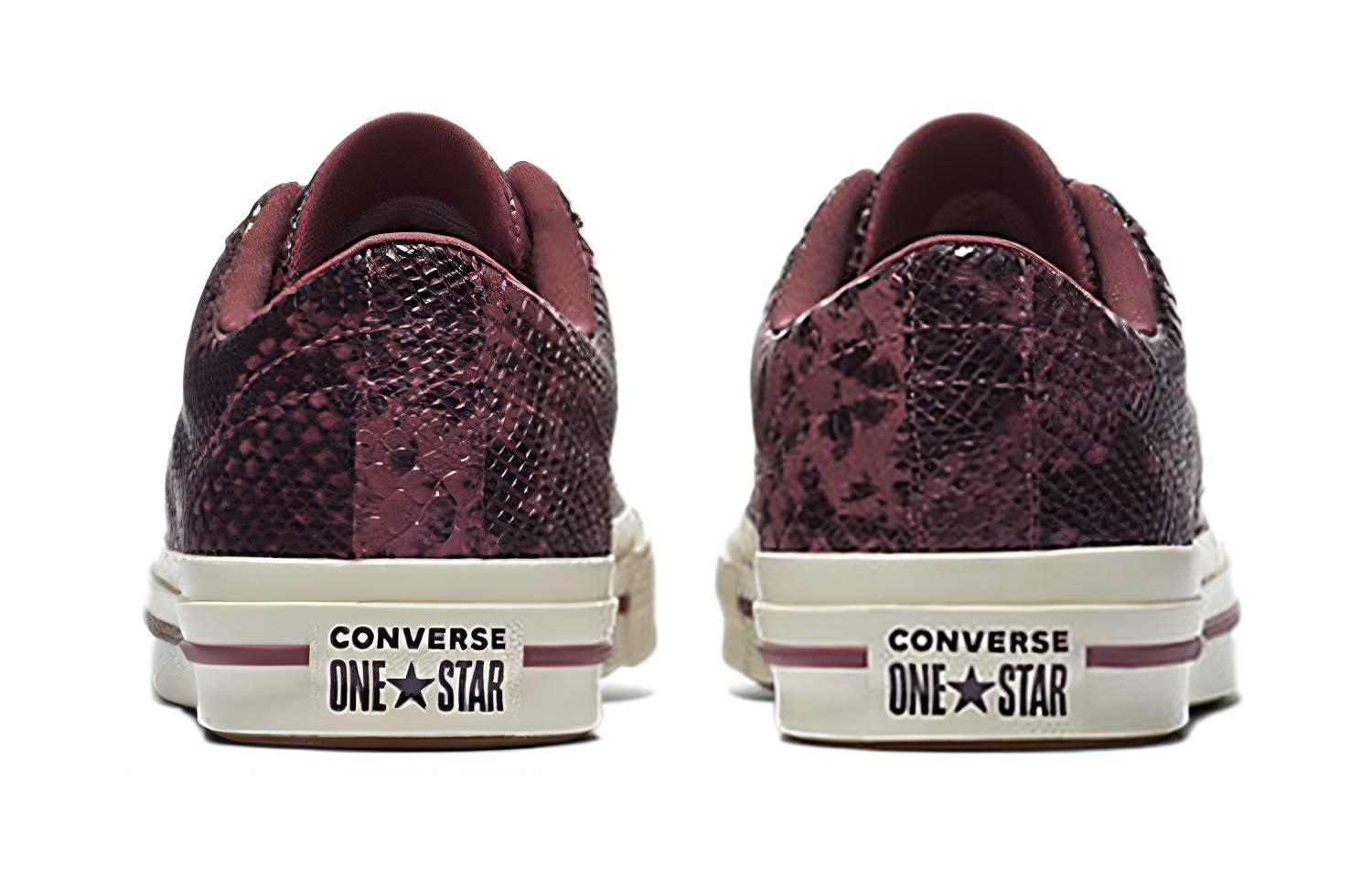 Shop Converse One Star Low ''Burgundy Reptile'' Herren/Damen Sneaker 161547C