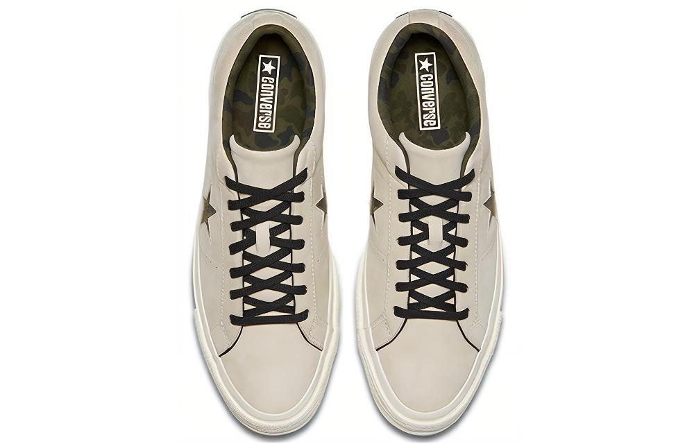 Shop Converse One Star Low 'Camo - Egret' Lelaki Wanita Kasual Sneakers 159782C