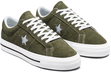 匡威 One Star 低帮 'Cargo Khaki' 绿 171585C Lookbook 匡威 One Star 低帮 'Cargo Khaki' 绿 171585C