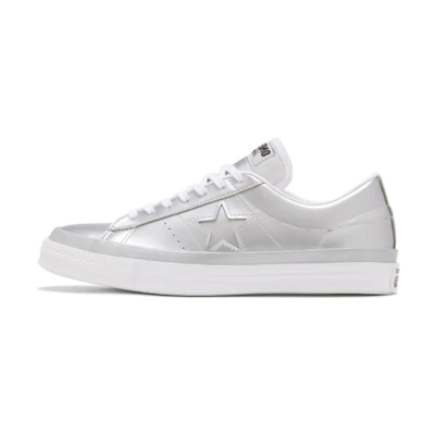 Converse one star low 'Silver'