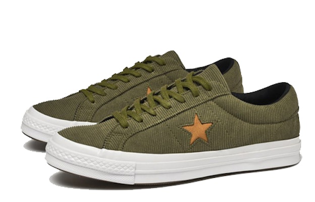 Converse One Star Low 'Medium Olive' Warna Hijau Zaitun 161630C Order Converse One Star Low 'Medium Olive' Warna Hijau Zaitun 161630C