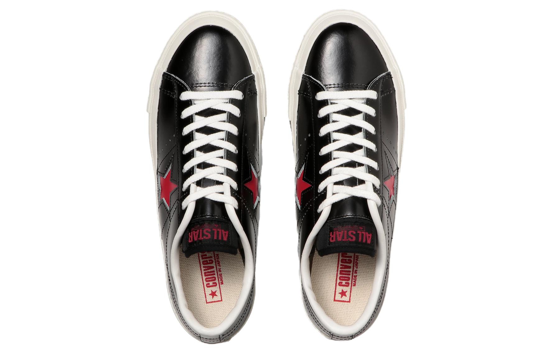 Converse One Star Made in Japan 'Black Red' 圖 4
